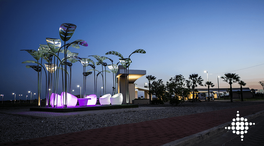 O belíssimo Espaço Smart Planet é um dos cartões-postais da Smart City Laguna