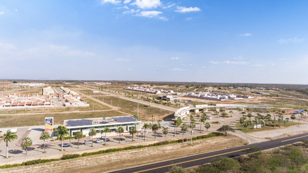 imagem aérea da smart city laguna