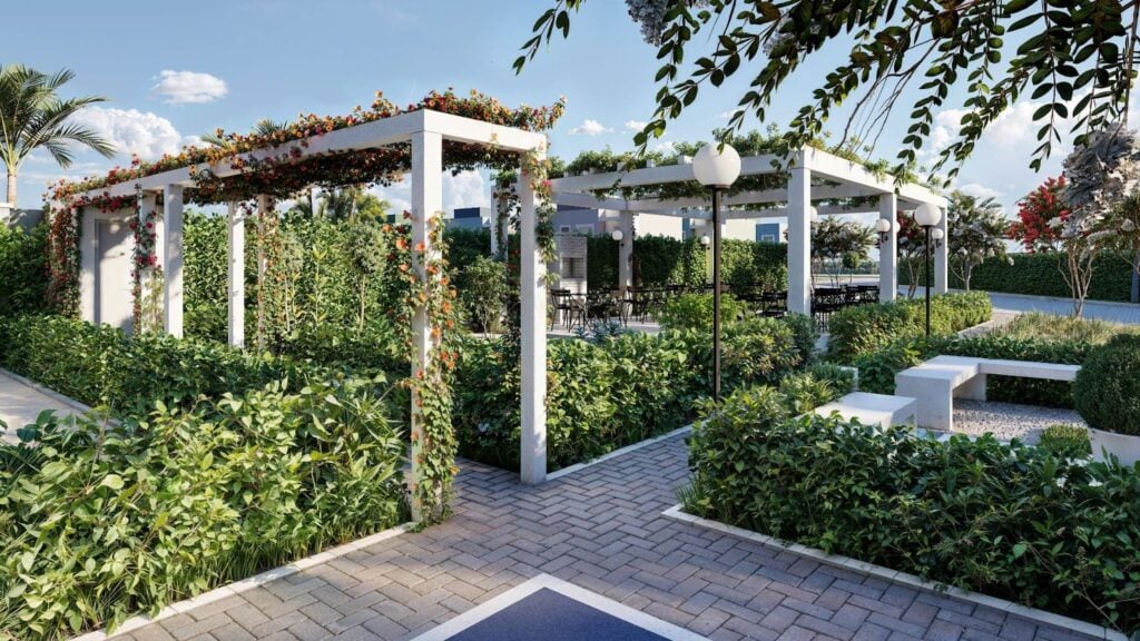 jardim externo